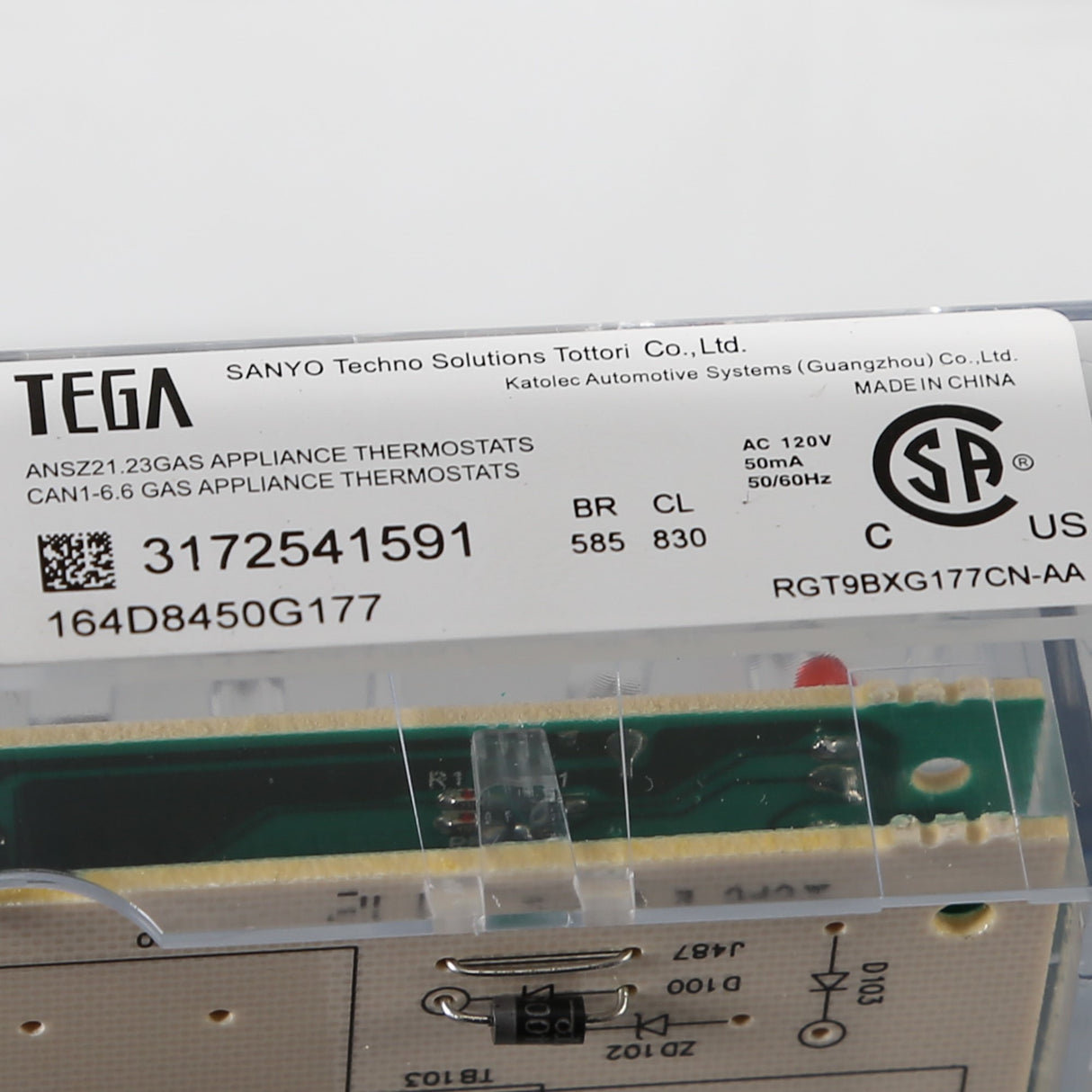 GE WB27X26655 Genuine OEM Control Oven To9 (Gas)
