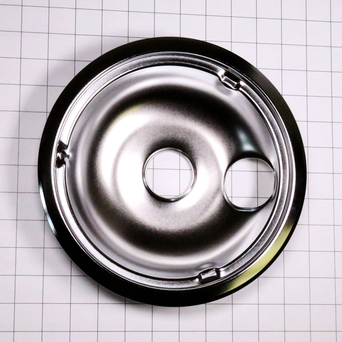 GE WB31K5025 Genuine OEM Range 8 Chrome Drip Bowl