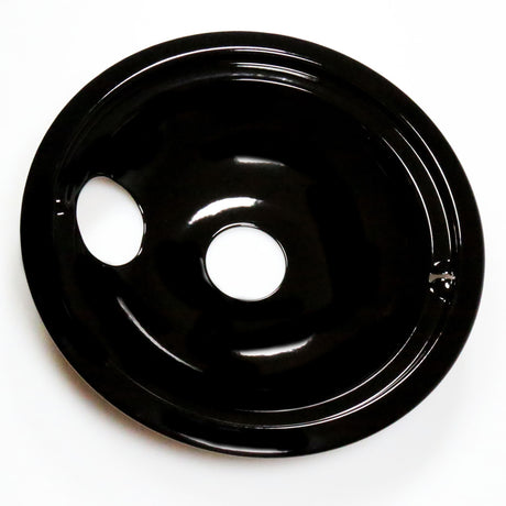 GE WB31M19 Genuine OEM Elec Range Black 8 Inch Prcln. Drip Bowl