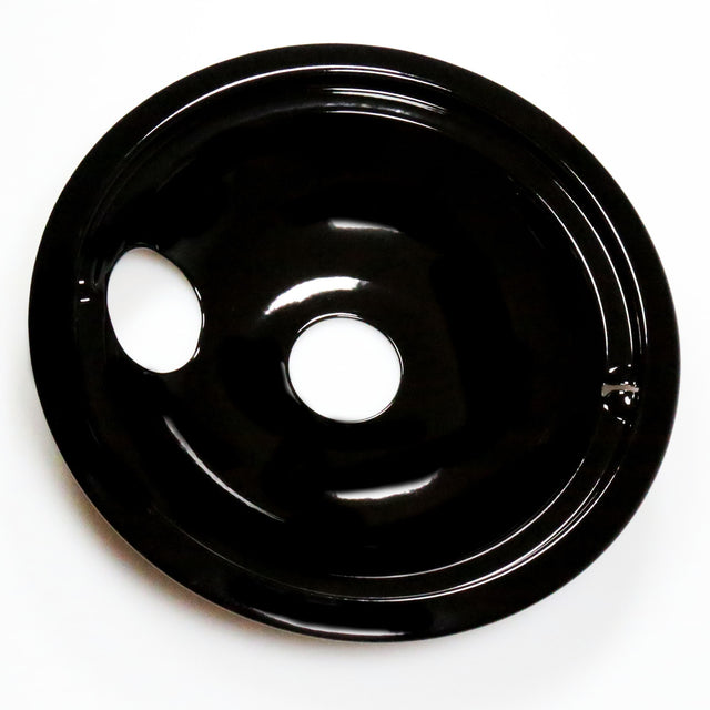 GE WB31M19 Genuine OEM Elec Range Black 8 Inch Prcln. Drip Bowl