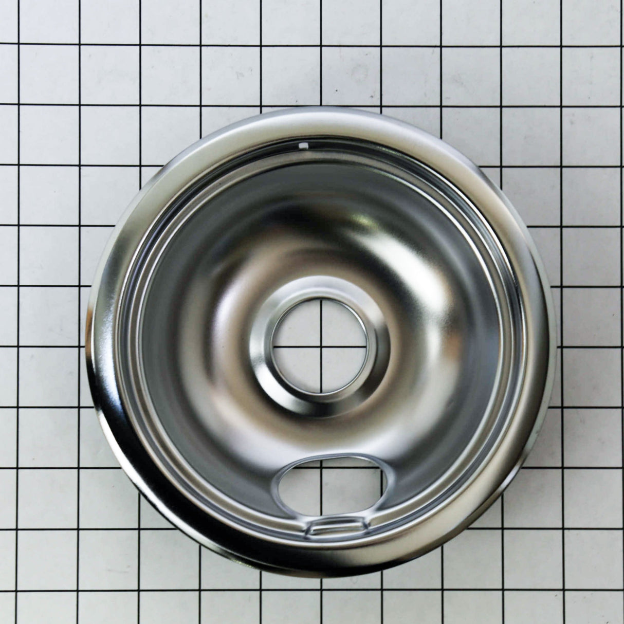 GE WB31M1 Genuine OEM Range 6 Chrome Burner Bowl