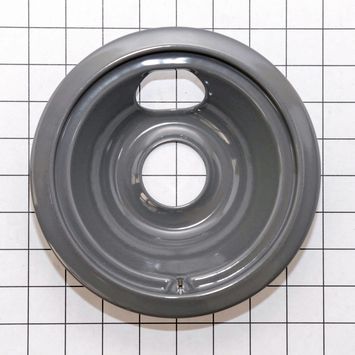 GE WB31T10012 Genuine OEM Range 6 Porcelain Burner Bowl - Gray