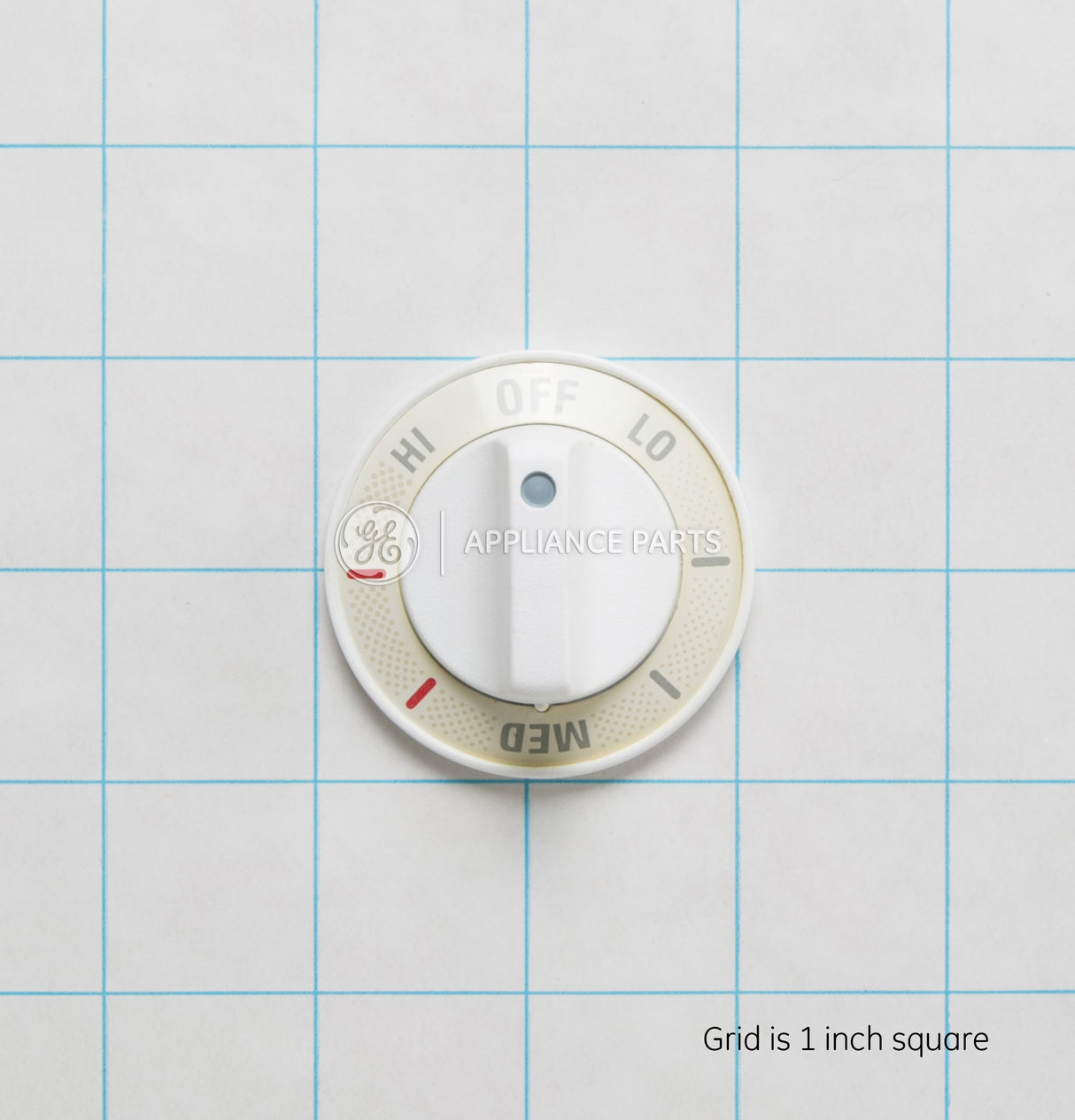 GE WB3K5243 Genuine OEM Range Control Knob - White