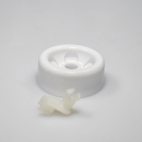 GE WD12X271 Genuine OEM Dishwasher Lower Rack Roller And Axle Kit