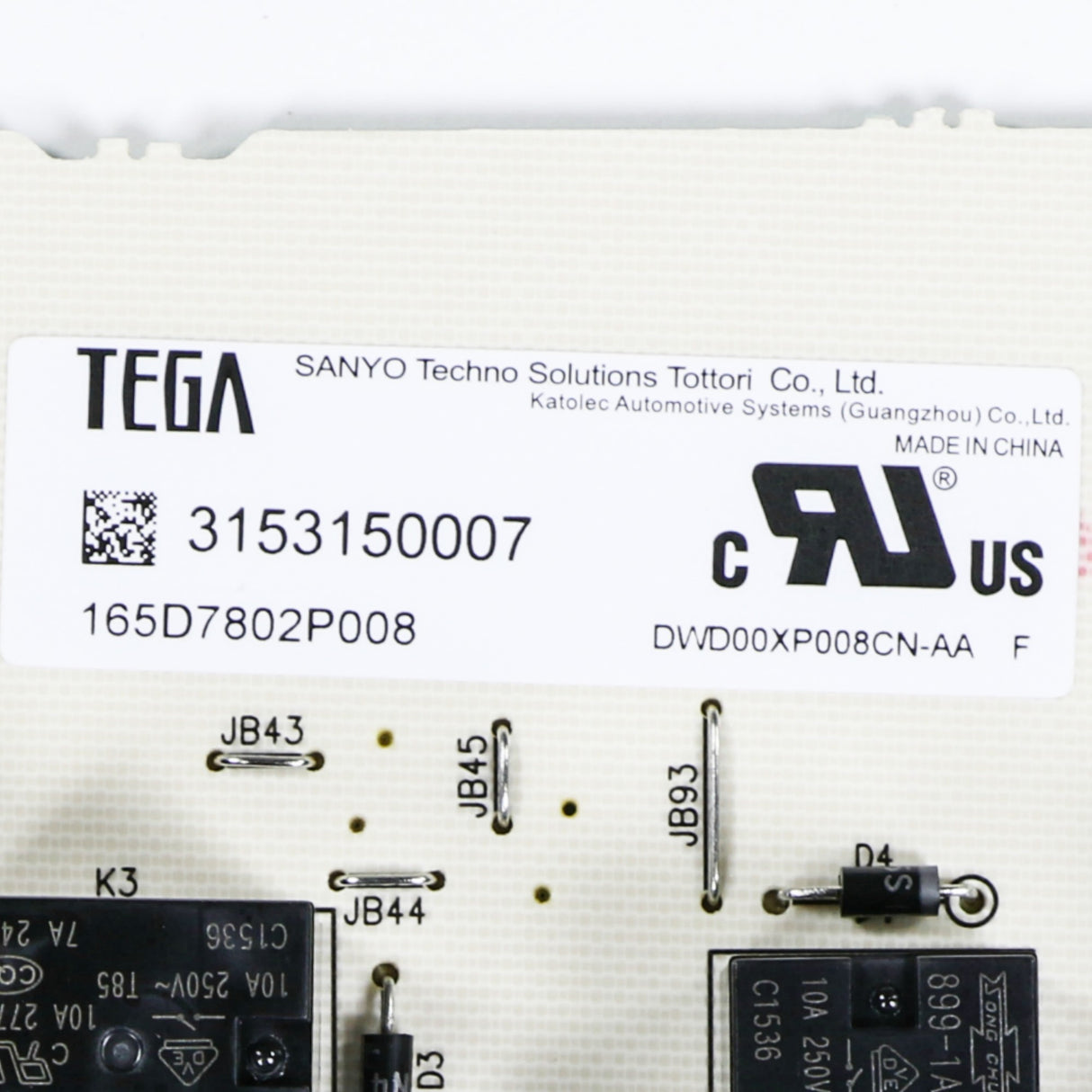 GE WD21X10378 Genuine OEM Kit-Main And Tactile Board.