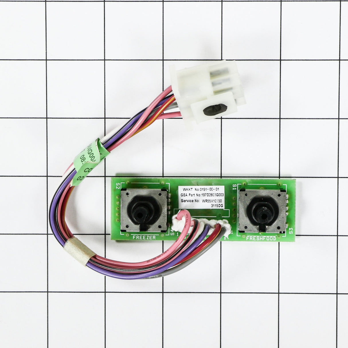 GE WR55X10150 Genuine OEM Brd/Harness Assy.