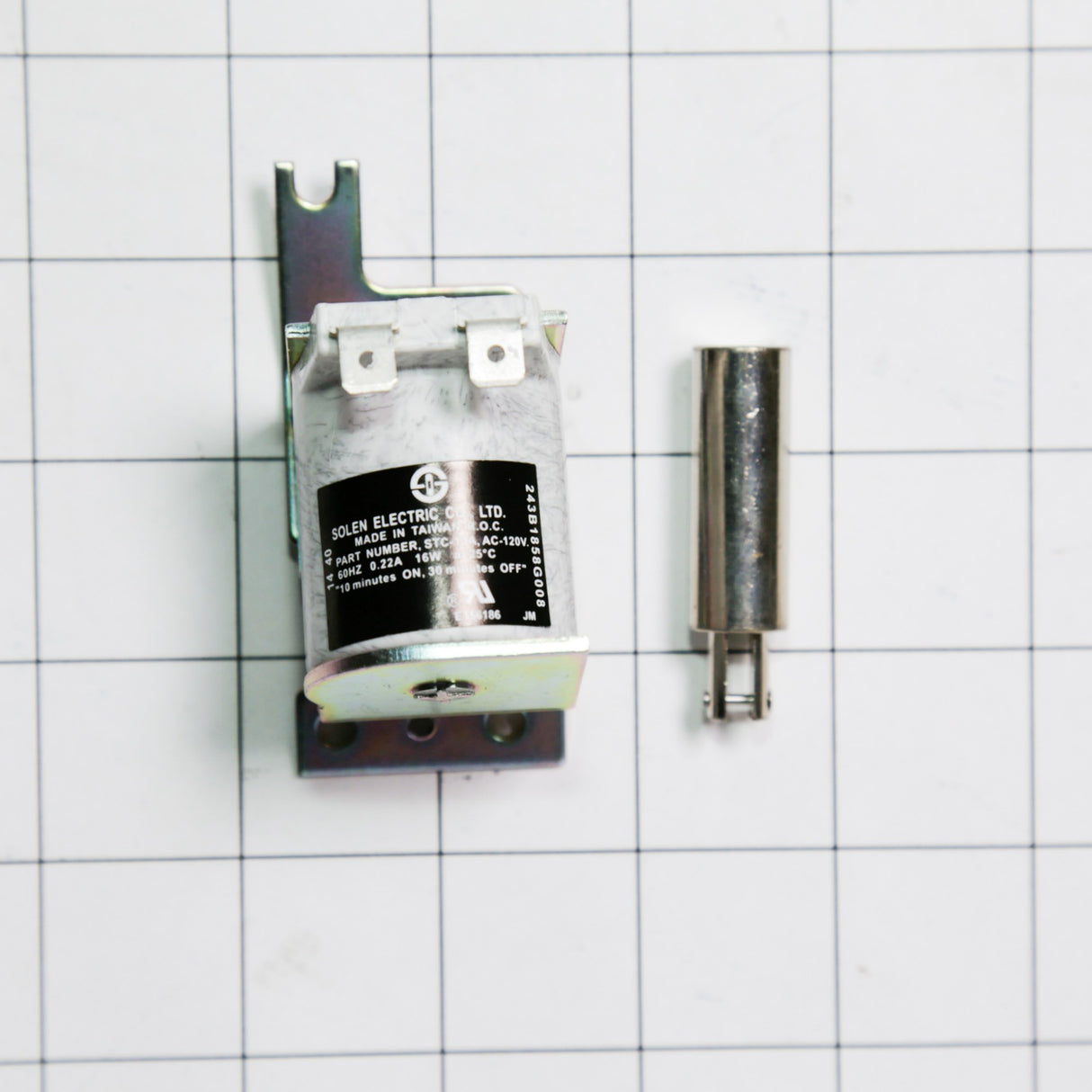 GE WR62X107 Genuine OEM Solenoid Asm