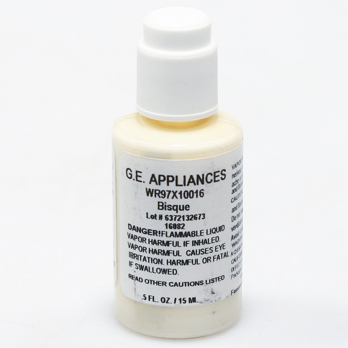 GE WR97X10016 Genuine OEM Bisque Touch-Up Paint 0.6 Oz. Bottle