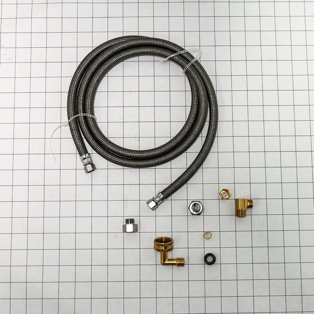 GE WX28X326 Genuine OEM 6'Braided Dw Connector Kit With Adapters