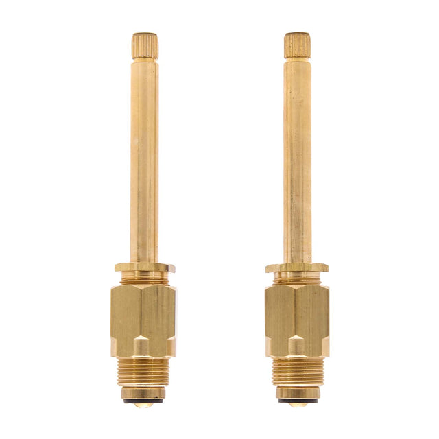 PlumbMaster Approved 11221 Right Hand Hot and Cold Stem with Bonnets (Pair) for 850-950 Central Brass