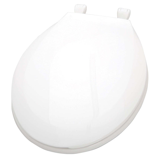 1600 Bone Centoco 1600 Series Economy Closed Front Elongated Solid Plastic Toilet Seat with Cover, Bone