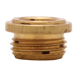 PlumbMaster Approved 30007NL 0391LF #8 No-Lead Plain Brass Bibb Seat (Bulk) For Briggs Repcal, 9/16 - 20 TPI