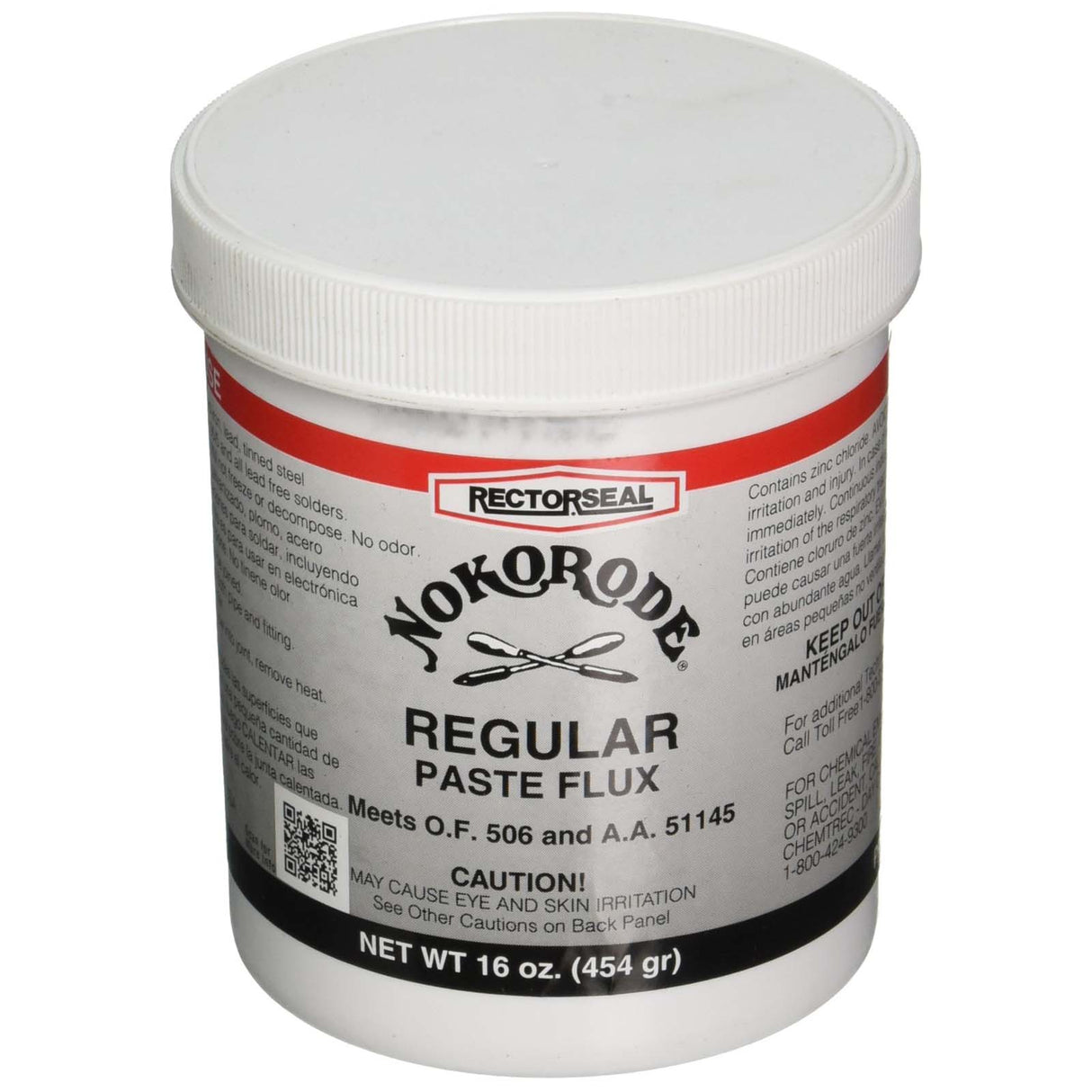 Rectorseal 14030 Soldering Paste Flux, 1 lb Container