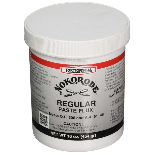 Rectorseal 14030 Soldering Paste Flux, 1 lb Container