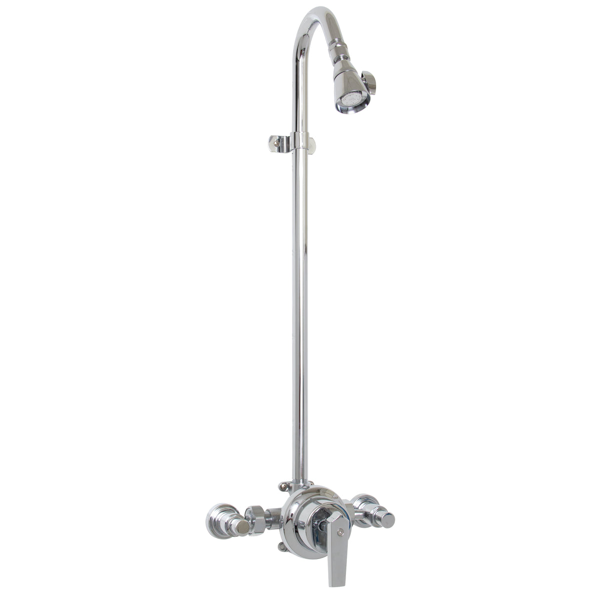 Speakman Sentinel Mark II S-1495-AF Exposed Shower System with S-2292 Showerhead Polished Chrome Finish - 2.5 GPM