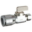 Dahl 511-QG3-31 1/2" x 3/8" Brass (Lead Free) 1/4-Turn Straight Supply Stop