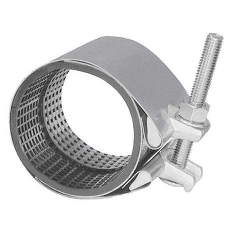 PlumbMaster Approved 58004 1-1/2" Pipe Insta-Clamp 304 Stainless Steel Leak Repair Clamp