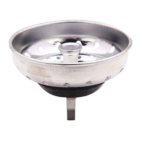 PlumbMaster Approved 81079 3-1/2" Stainless Steel Replacement Basket Strainer with Arrow Clip Post (Retail)