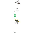 Traditional Series SE-625-SS Combination Stainless Steel Emergency Shower with SS Eye/face Wash