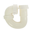 Watts 517666BA 1-1/2" Inlet x 1-1/2" Outlet Polypropylene Plastic Swivel P-Trap (Bagged) White