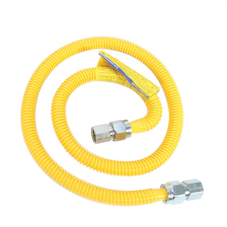 PlumbMaster Approved 30C-3132-72 1/2" FIP 72" Length Stainless Steel Corrugated Gas Connector