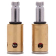 PlumbMaster Approved 10449NL No-Lead Left Hand Hot/Cold Stem with Barrel (Pair) for K-7827, K-7782 Kohler Kitchen Faucet