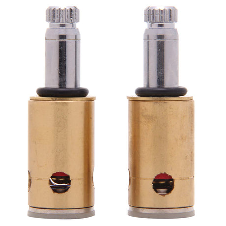 PlumbMaster Approved 10449NL No-Lead Left Hand Hot/Cold Stem with Barrel (Pair) for K-7827, K-7782 Kohler Kitchen Faucet