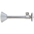 1/2" x 3/8" Chrome Plated Brass Encore Multi-Turn Angle Stop