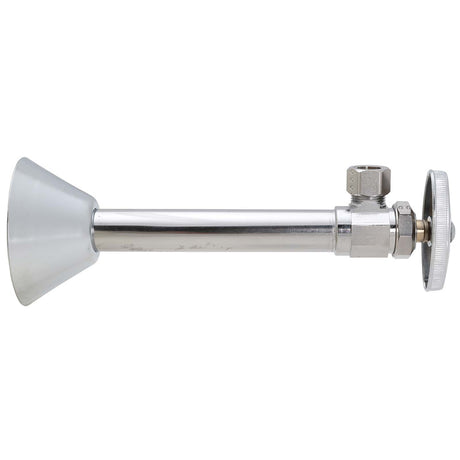 1/2" x 3/8" Chrome Plated Brass Encore Multi-Turn Angle Stop