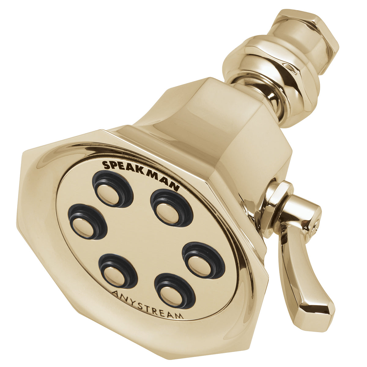 Speakman Vintage S-2255-PB-E2 Low Flow Shower Head Polished Brass Finish - 2.0 GPM