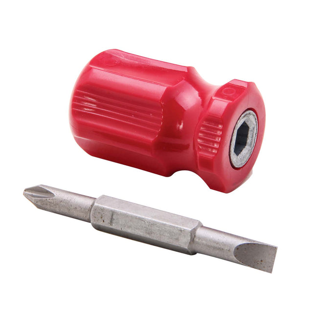 PlumbMaster Approved 65898 2-In-1 Stubby Screwdriver