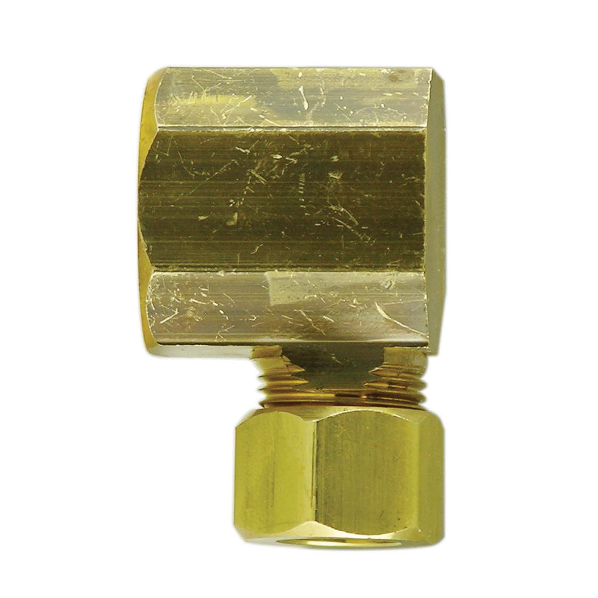 BrassCraft 70-6-8X 3/8" OD Comp x 1/2" FIP 90 deg Brass Reducing Elbow
