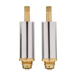 PlumbMaster Approved 10292 El-24xwb Right Hand Hot & Cold Stem with Bonnets (Pair) For Lustra & Regata Eljer Faucets