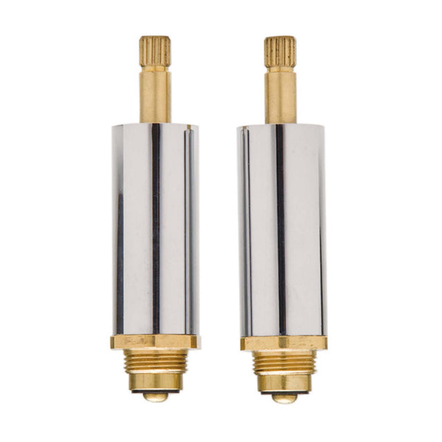 PlumbMaster Approved 10292 El-24xwb Right Hand Hot & Cold Stem with Bonnets (Pair) For Lustra & Regata Eljer Faucets