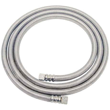 SPK-57646US 1/4" OD x 1/4" OD x 10' Stainless Steel Ice Maker Connector