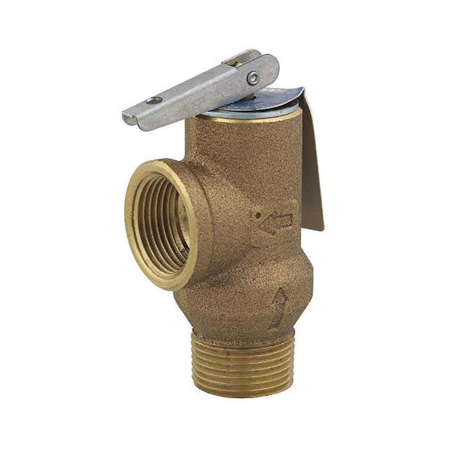 Watts 0556033 3/4" Copper Alloy Poppet Type Pressure Relief Valve, 125 psi