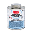 Oatey Rain-R-Shine 30893 Medium PVC Cement, 16 oz Can, Blue