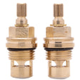 PlumbMaster Approved 08845 Ceramic Hot & Cold Stem (Pair) For Grohe, Hahns