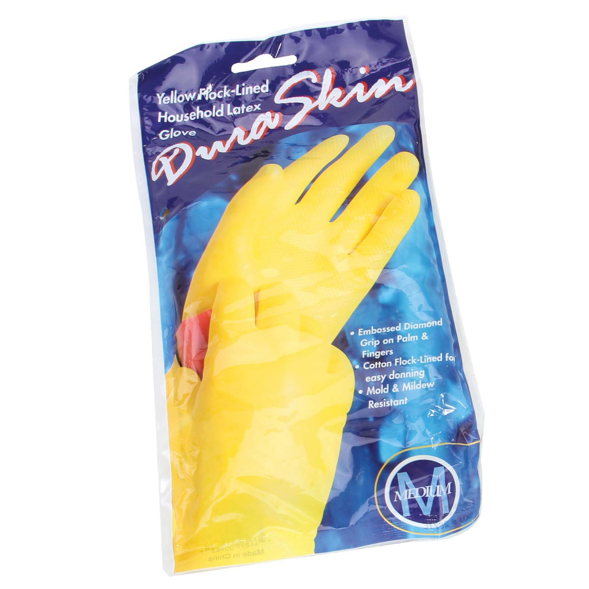 PlumbMaster Approved 61923 Latex Rubber Gloves (Pair), Medium, Yellow