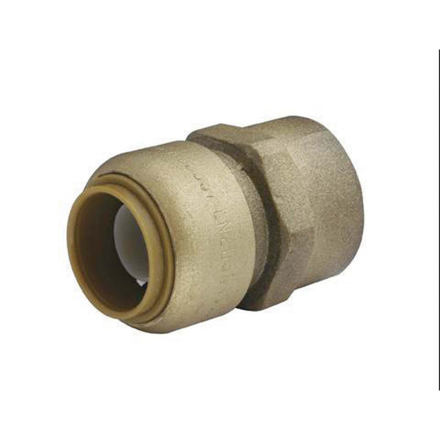U094LF 1" Push-Fit x FIP SharkBite Brass Adapter