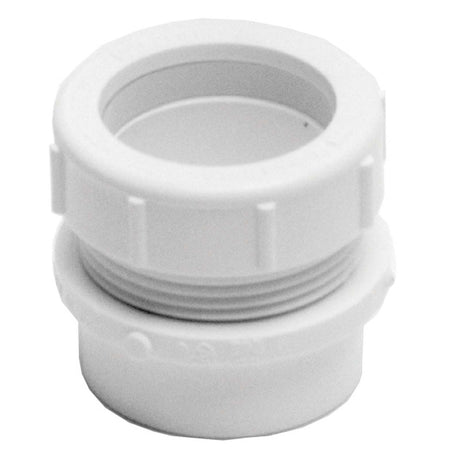 Tigre 103-P-3212 1-1/2 X 1-1/2 MALE X SLIP-JOINT PVC SCH 40 DWV TRAP ADAPTER WHITE