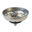 PlumbMaster Approved 50872 3-1/2" Stainless Steel Basket Sink Strainer with Stationary Post (Bagged)