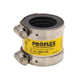 Fernco 3002-150 1-1/2" Cast Iron Plastic Steel to Tubular Proflex Shielded Transition Coupling