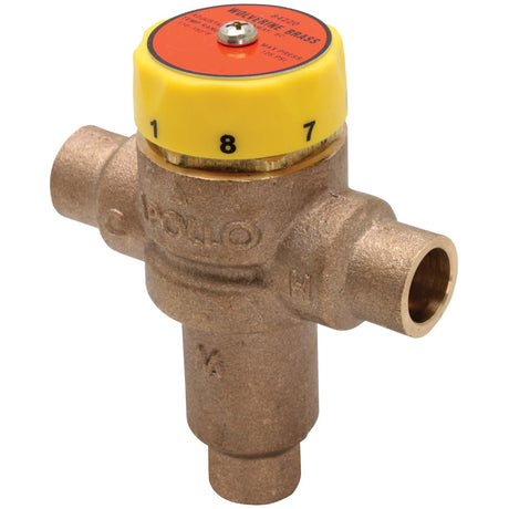 Apollo Valves 34-203-01WB 1/2" Copper End Hot Water Extender Tempering Valve