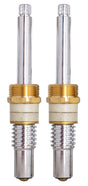 PlumbMaster Approved 10600 Re-6x Wb Right Hand Hot & Cold Stem with Bonnets (Pair) For Crane, Repcal Bath - competo Faucets