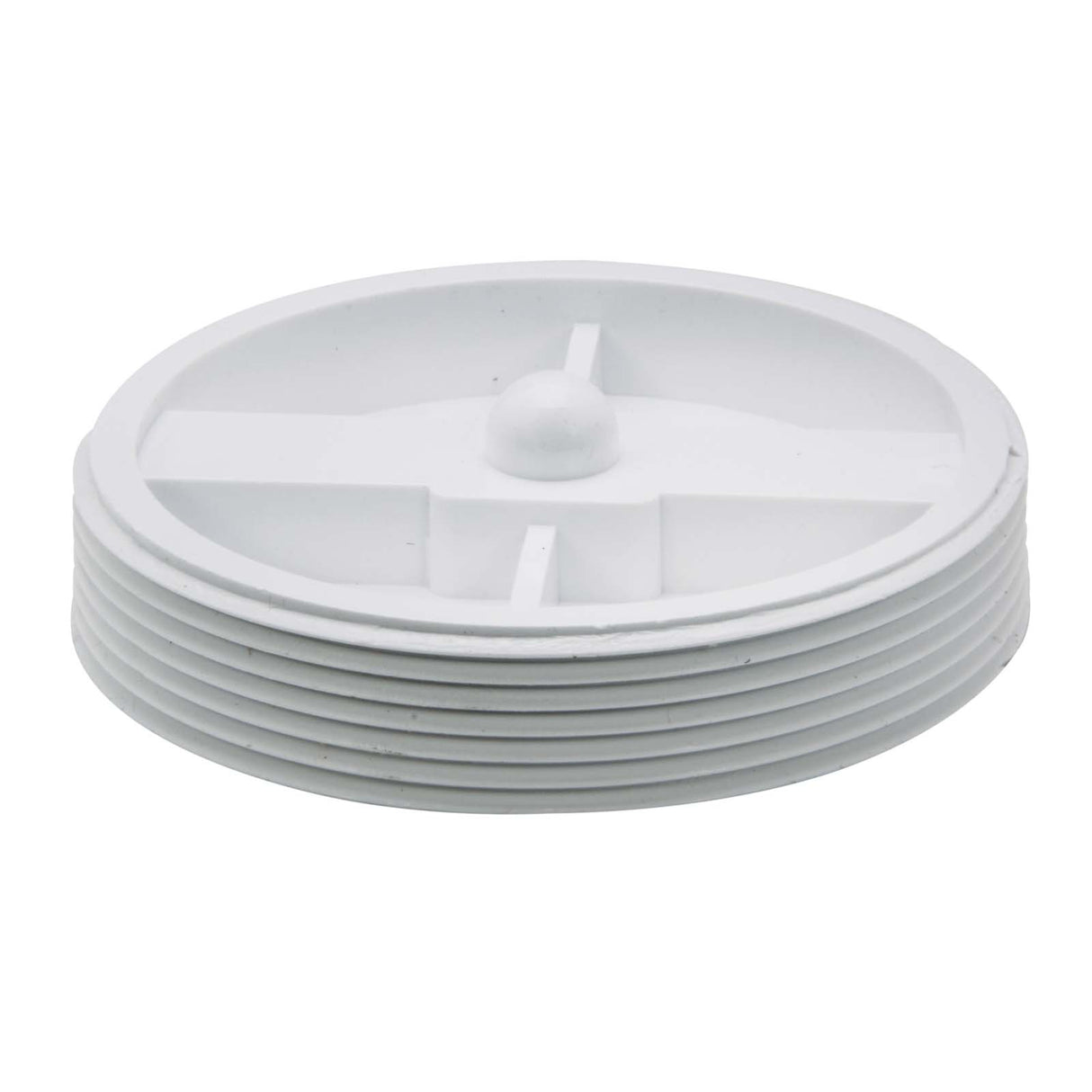 IPS Corp IPS 68518 3-1/2" PVC Countersunk Head Cleanout Plug with Recessed Slot