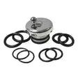 PlumbMaster Approved 59197 Flip-It Delrin and ABS Plastic Bath Drain Stopper Fits All Popular Tub Drains Chrome Plated