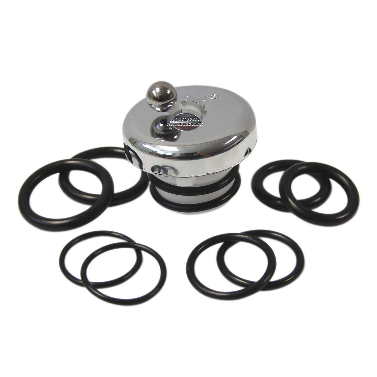 PlumbMaster Approved 59197 Flip-It Delrin and ABS Plastic Bath Drain Stopper Fits All Popular Tub Drains Chrome Plated