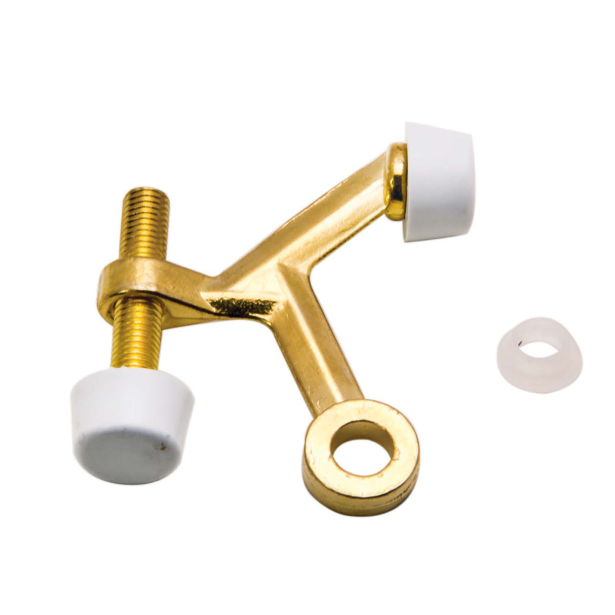 PlumbMaster Approved 52037 Hinge Pin Door Stop, Polished Brass