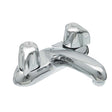 Classics Two Handle Centerset Bathroom Faucet Less Pop-up, Chrome